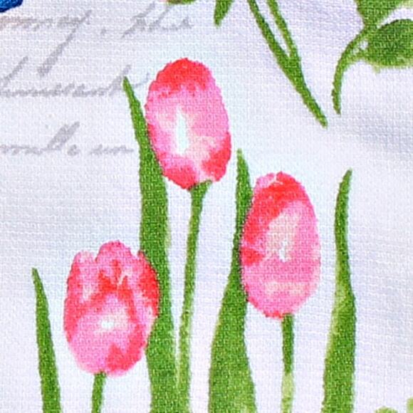 Rachel Ashwell Farmhouse Set of 2 Kitchen Towels Butterfly Floral Cotton - Picture 4 of 11